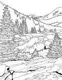 Visions of Nature II Coloring Book